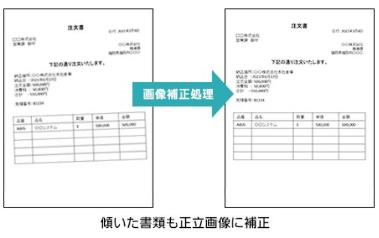 FAX文書も高精度認識